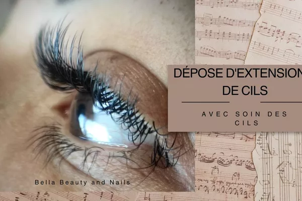 Dépose d' extension de cils