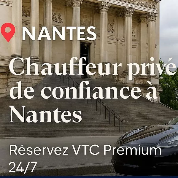 VTC Nantes Chauffeur Privé : Votre Alternative Haut de Gamme au Taxi à Nantes