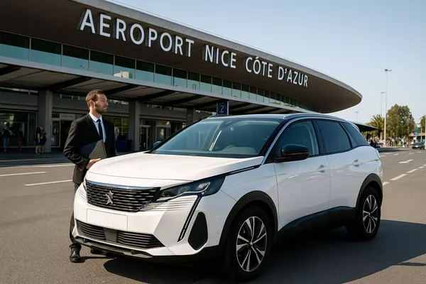 Chauffeur privé Aéroport Nice Côte d’Azur (NCE) – Transfert VTC