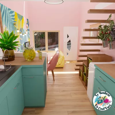 ✨ Tiny House colorée