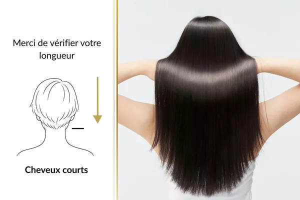 Lissage organique -  Cheveux courts