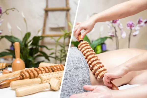 Madérothérapie par zone (Jambes & Fessier, Vente & Taille, Dos & Bras) - Anti-Cellulite & Raffermissement