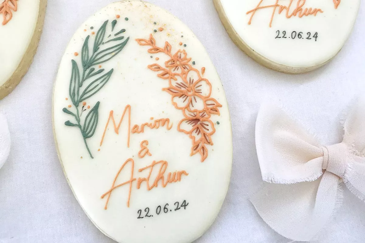 Biscuits personnalisés pour mariage & fiançailles