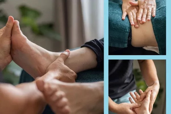 Séance de réflexologie plantaire, palmaire et abdominale
