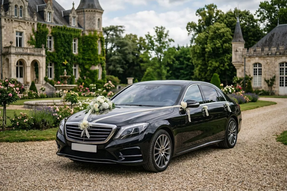 Chauffeur mariage – Mercedes avec chauffeur