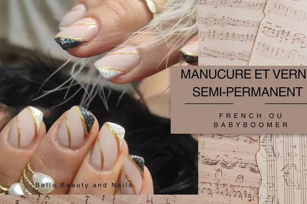 Manucure + semi permanent French