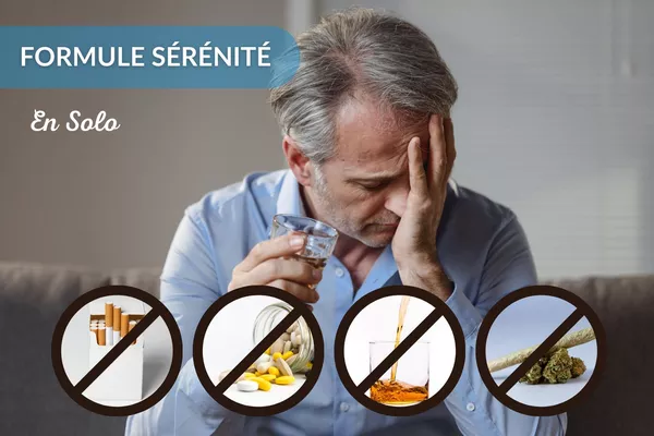 Formule Sérénité SOLO - Aide au servrage au Laser, Suivi & Renforcement contre Addictions : Tabac - Vap - Alcool - Drogues