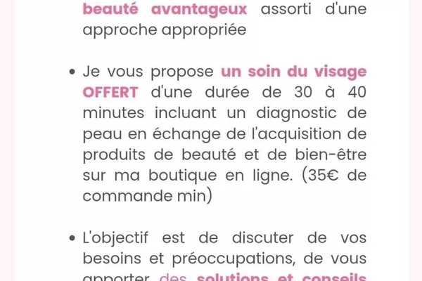 Deal beauté visage  gagnant & gagnant