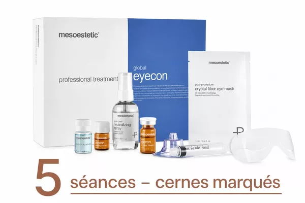 CURE Global Eyecon (5 séances – cernes, poches, affaissement paupière, lignes d'expression)