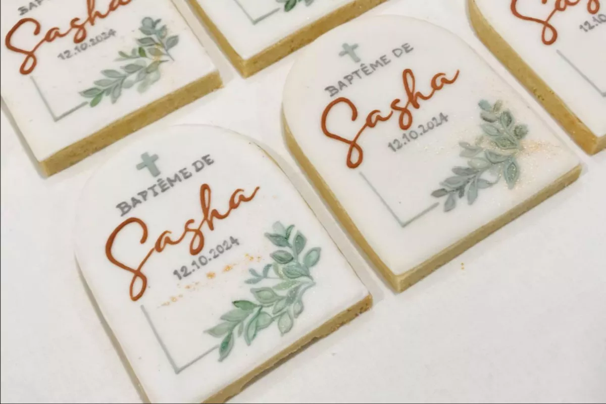 Biscuits personnalisés pour baptême & communion