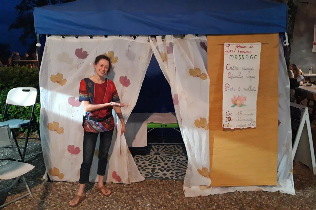 Massage lors d’événements & foires