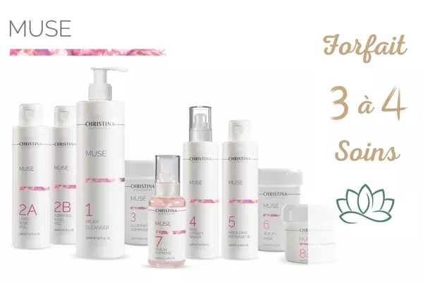 Forfait 3 à 4 soins Muse de Christina Cosmeceuticals®
