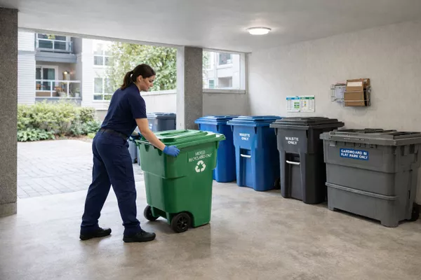 Gestion des déchets et consommables pour copropriétés