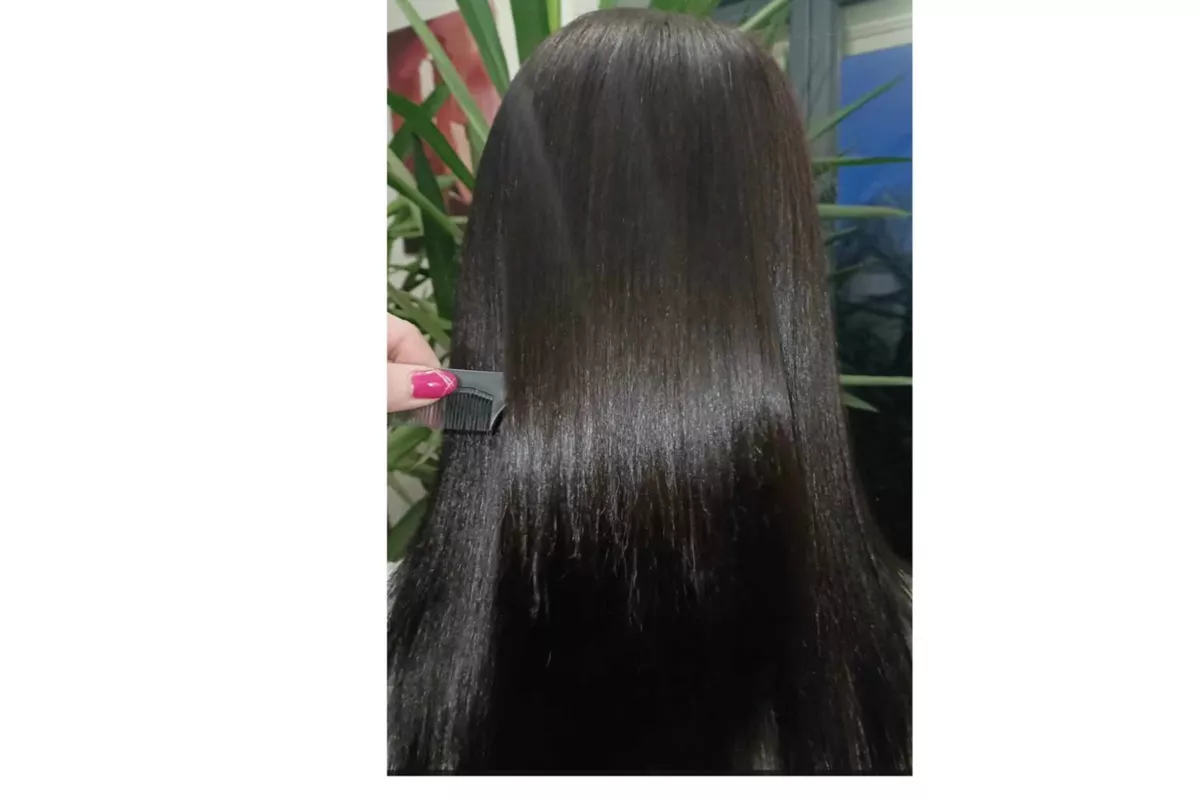 Lissage Tanin cheveux mi-longs