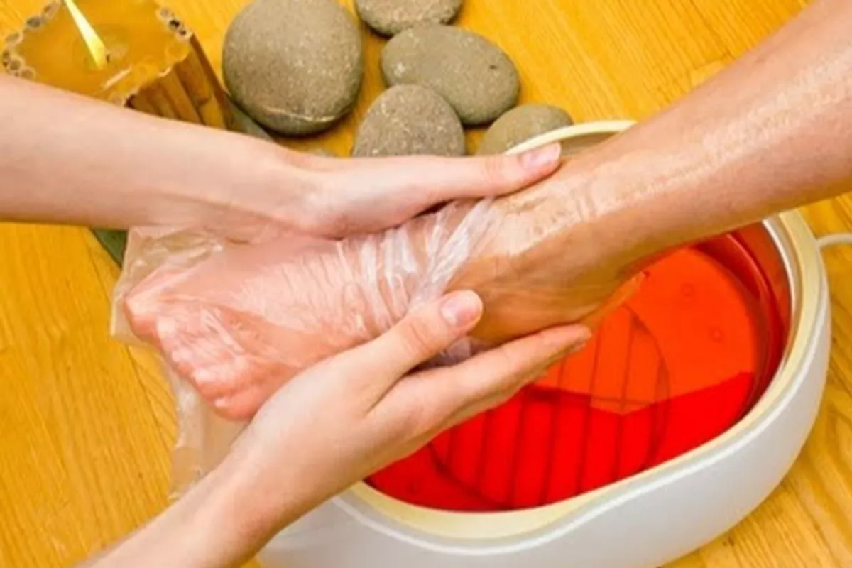 spa des pieds avec soin l'argile ou paraffine