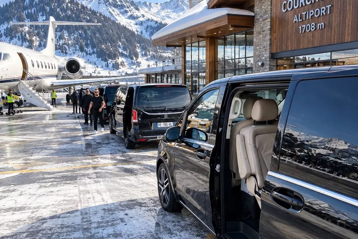 Chauffeur privé de luxe à Courchevel & Les 3 Vallées – MVTC83 Europe
