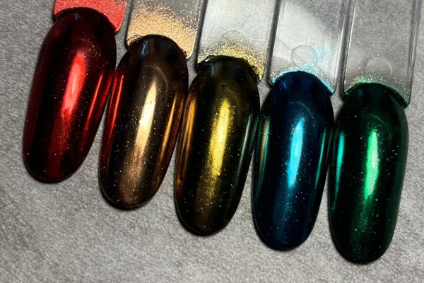 Option effet sucre, paillettes, chrome