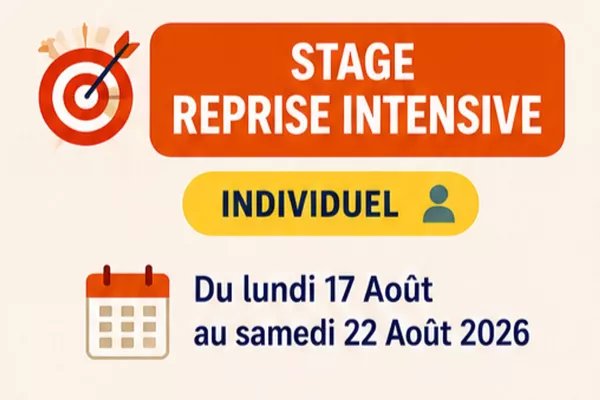 Stage Reprise intensive (individuel) ( 5 x 45 min )