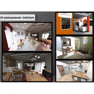 3D - Aménagements intérieurs