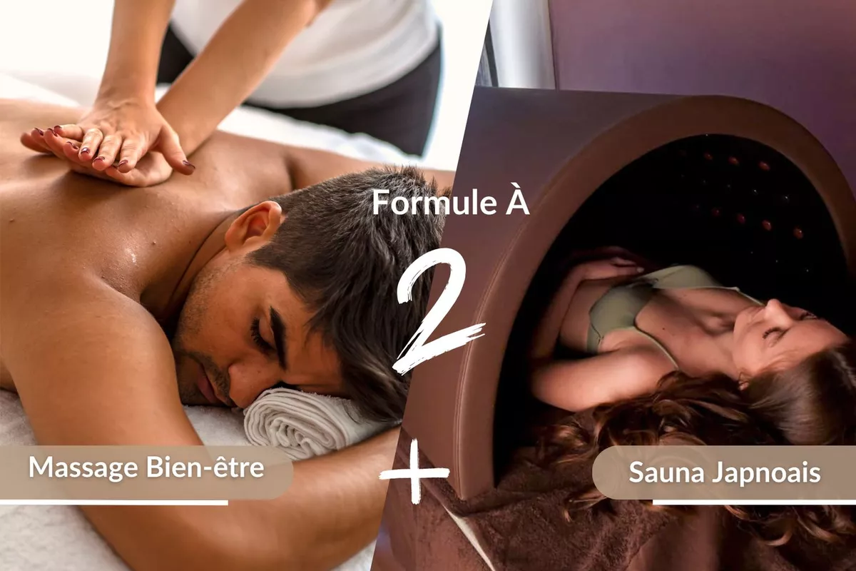 Formule Duo Sauna (45min) + Massage (45min)