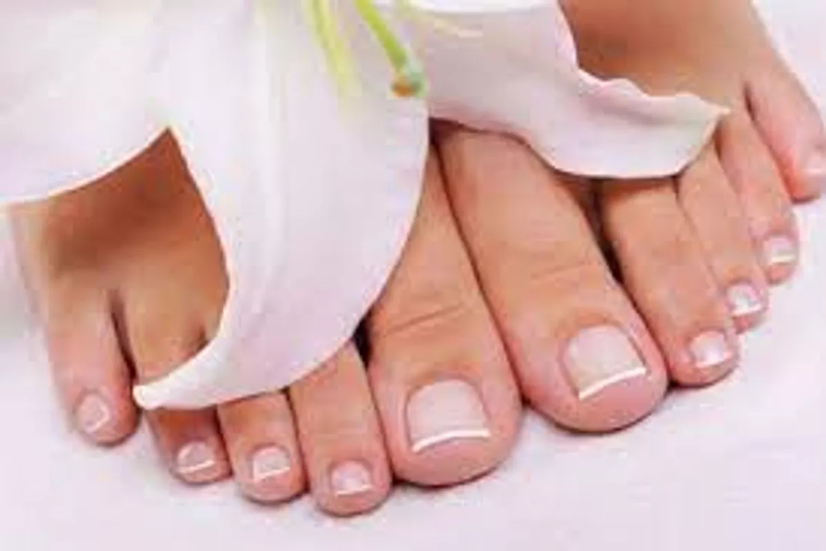 Vernis semi permanent pieds