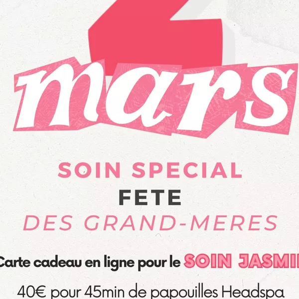 2 mars : Offre spéciale carte cadeau fête des grands-mères