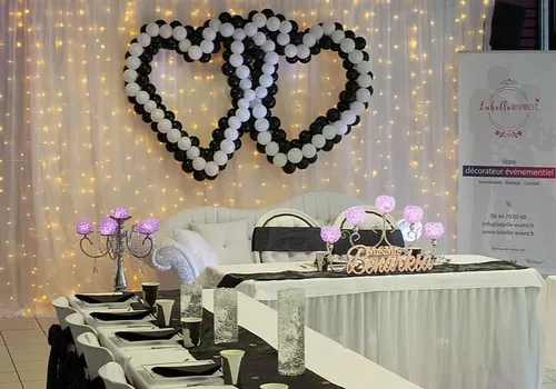 Mariage oriental noir et blanc : élégance contemporaine et traditions 2