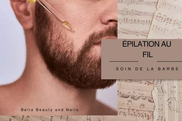 Soin de la barbe pendant l'épilation visage