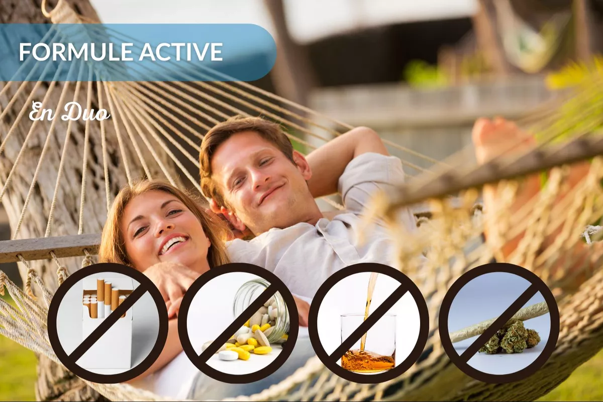FORMULE ACTIVE en DUO - Sevrage au Laser & Suivi contre Addictions : Tabac - Vape - Alcool - Cannabis - Autres Dépendances