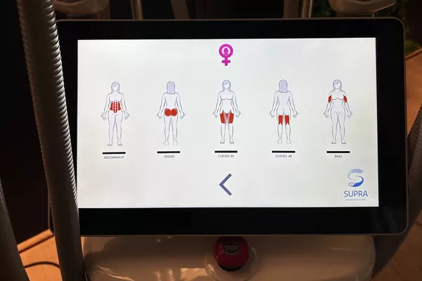 Suprasculpt 2 zones – Raffermissement localisé (abdominaux, fessiers, cuisses avant ou arrières, mollets ou bras)