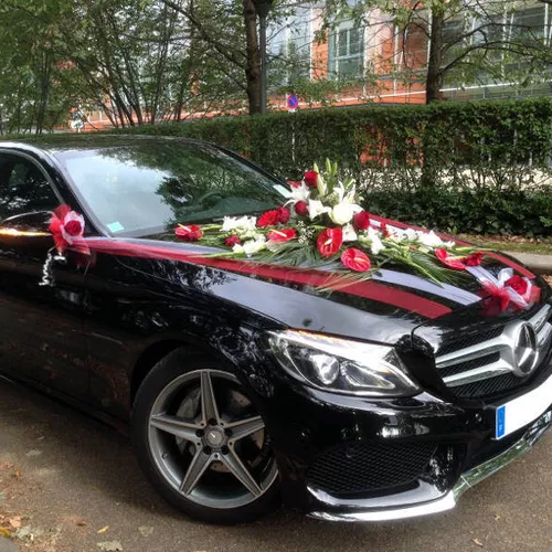 Nos véhicules ont été décorés pour le mariage 
