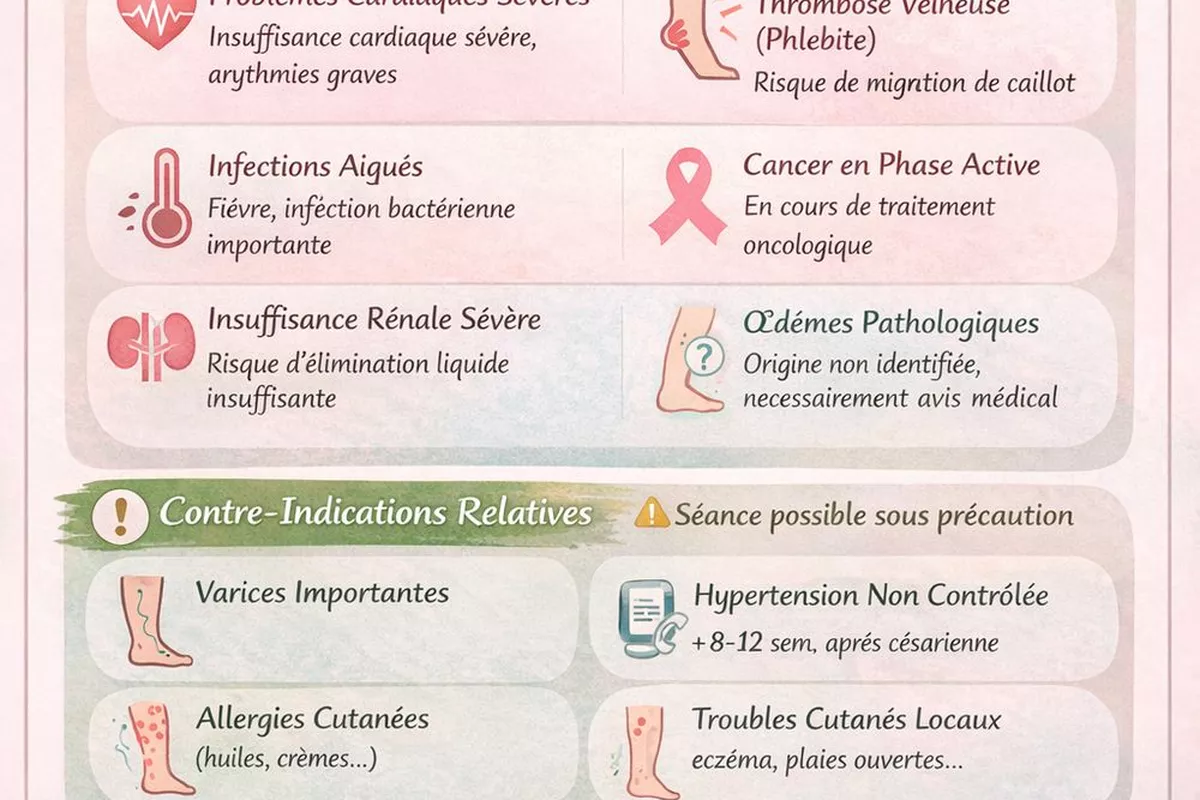 Drainage lymphatique jambes