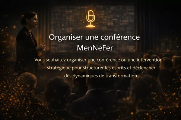 Organisation et/ou animation d’une conférence MenNeFer