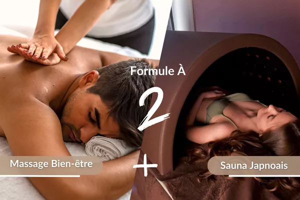 Formule Duo Sauna (45min) + Massage (45min)