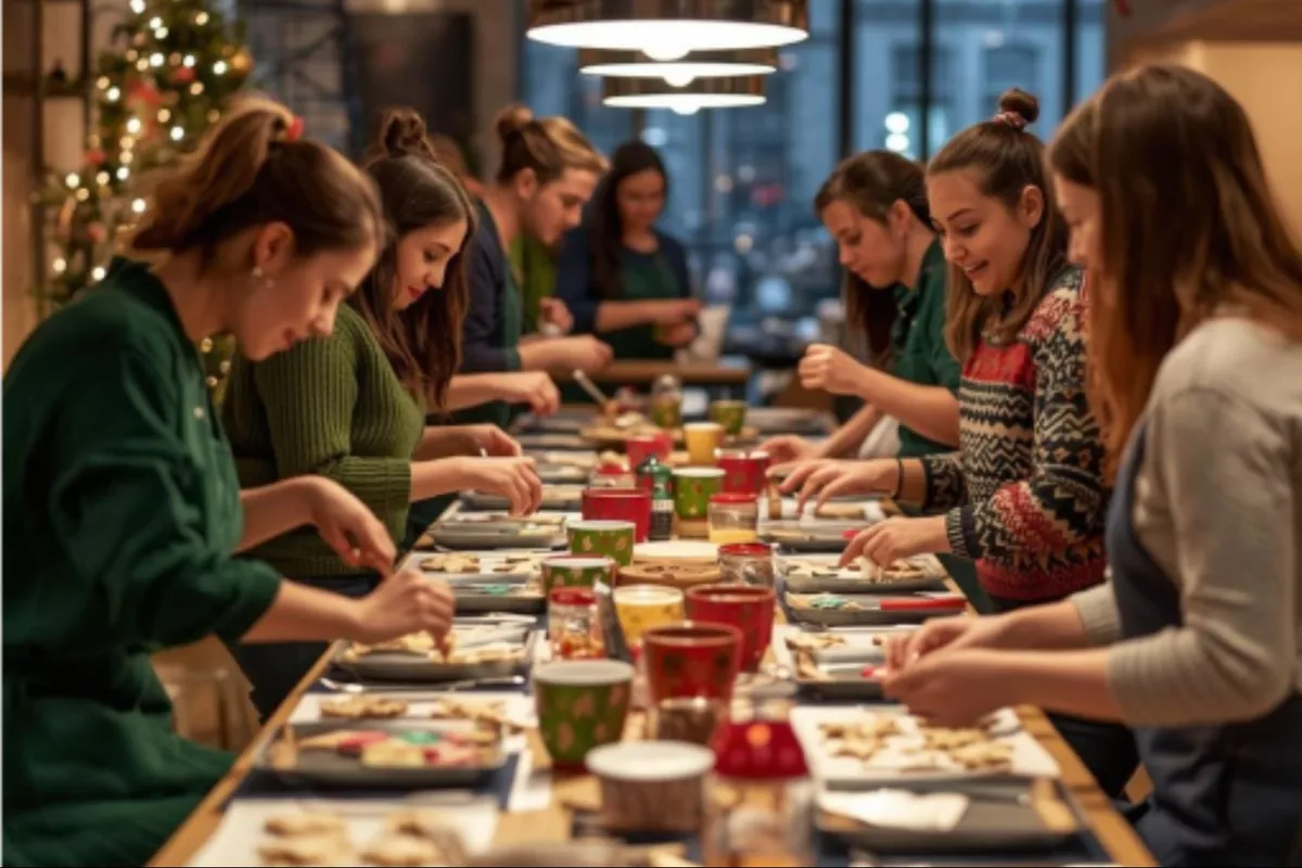 Atelier de Noël en entreprise – animation gourmande pour vos collaborateurs