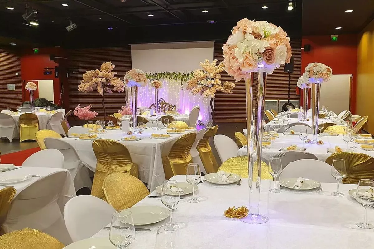 Décoration Salle de Mariage ou Lieu de réception – Service sur-mesure et personnalisé