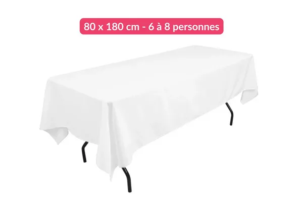 Location Tables rectangles - 6 à 8 personnes