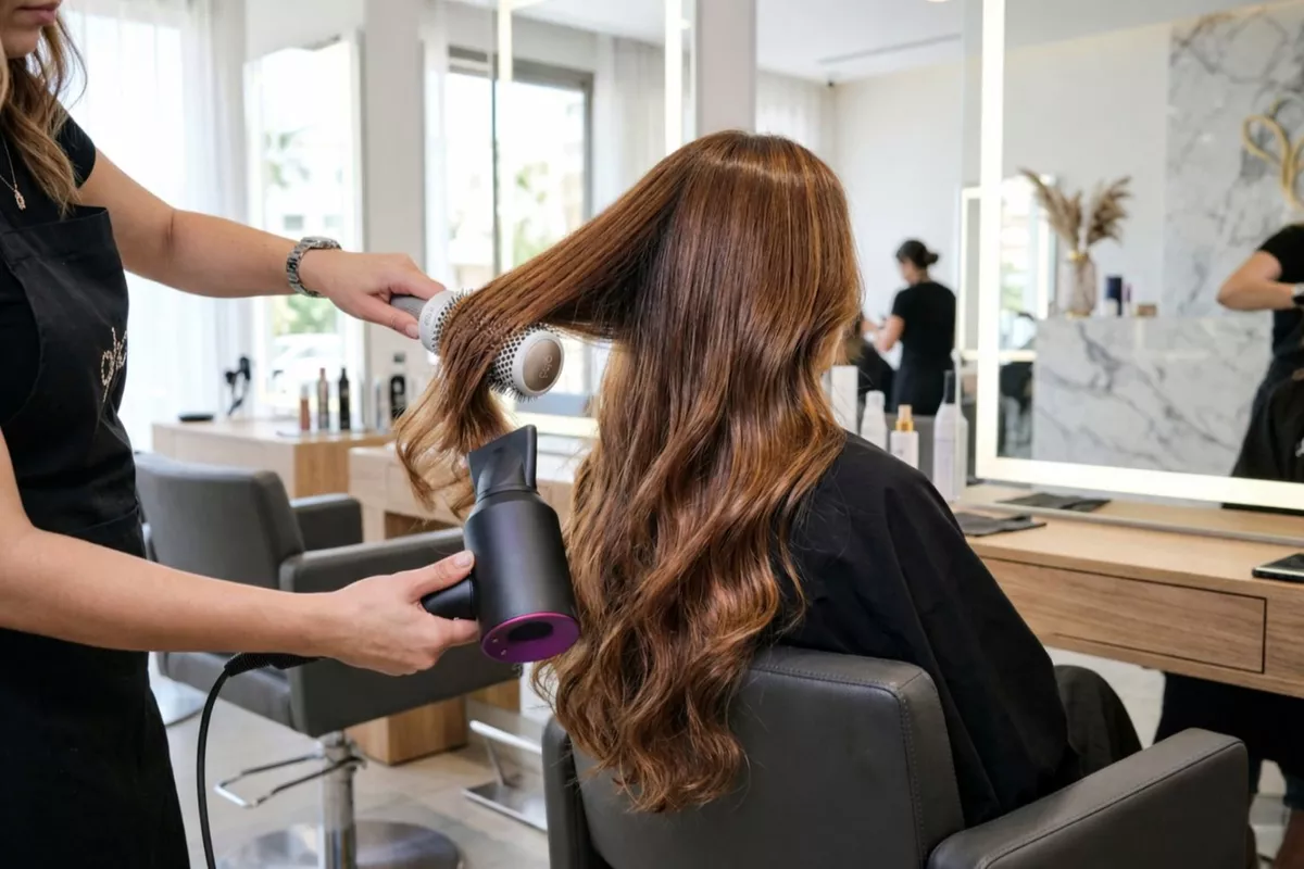 Coloration + Shampoing + Coupe + Brushing cheveux longs