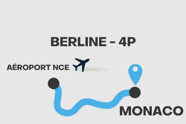 Transfert aéroport NCE - Monaco (Berline 4P)