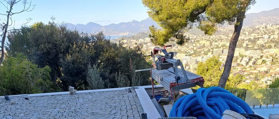 Aménagement extérieur et abords de piscine à Nice (06)