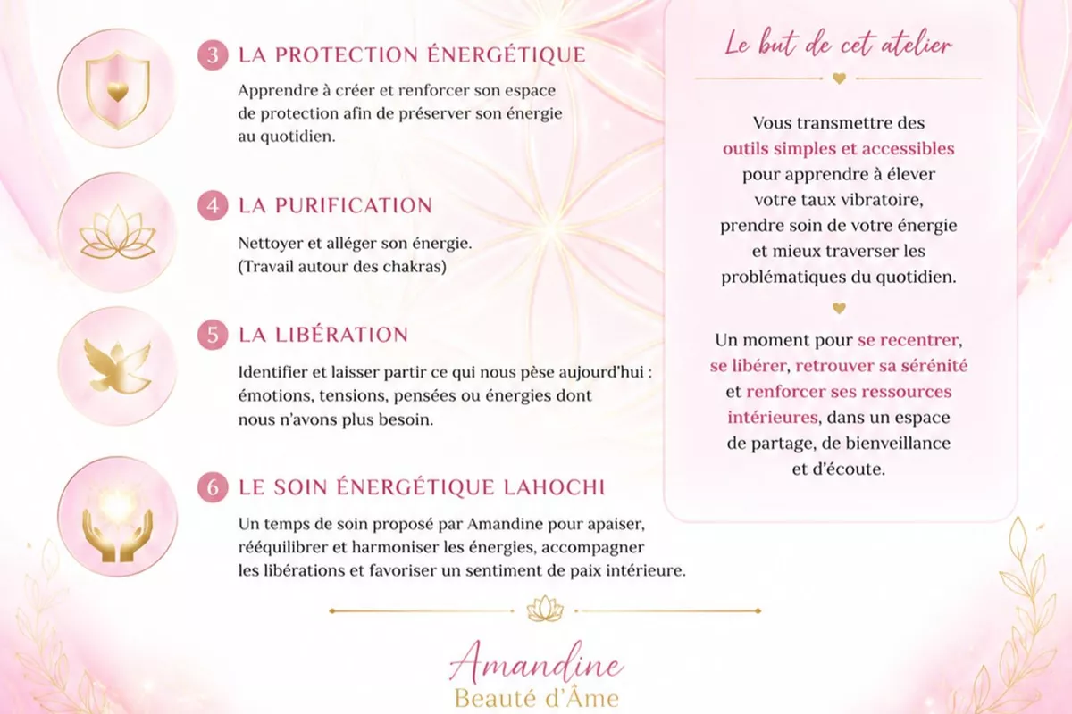 ✨ Atelier Énergies & Connexion à Soi ✨