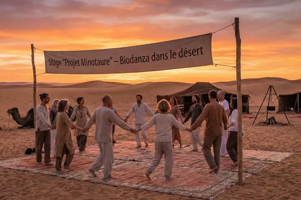Stage “Projet Minotaure”  – Biodanza dans le désert (au Maroc ou en Tunisie) - 1 semaine
