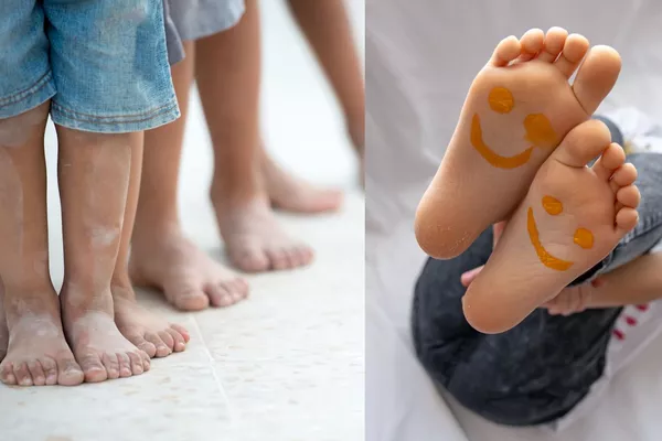 Séance de  réflexologie plantaire enfants, ( 2 ans à 12 ans )