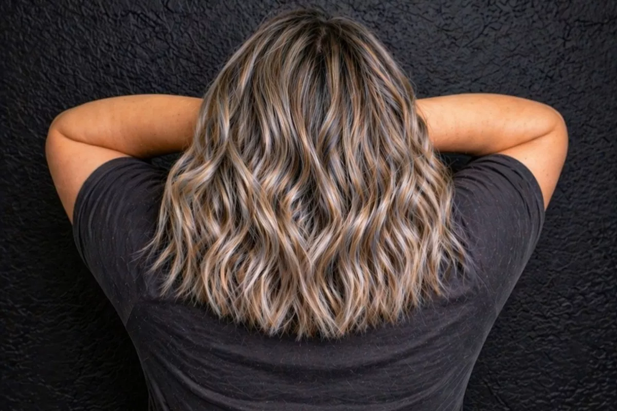 Balayage + brushing Courts