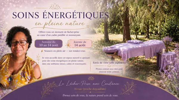 Soins énergétiques en pleine nature : une parenthèse pour se reconnecter à soi