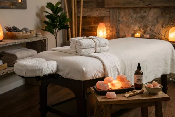 Massage Pierres Sel d’Himalaya 60 min