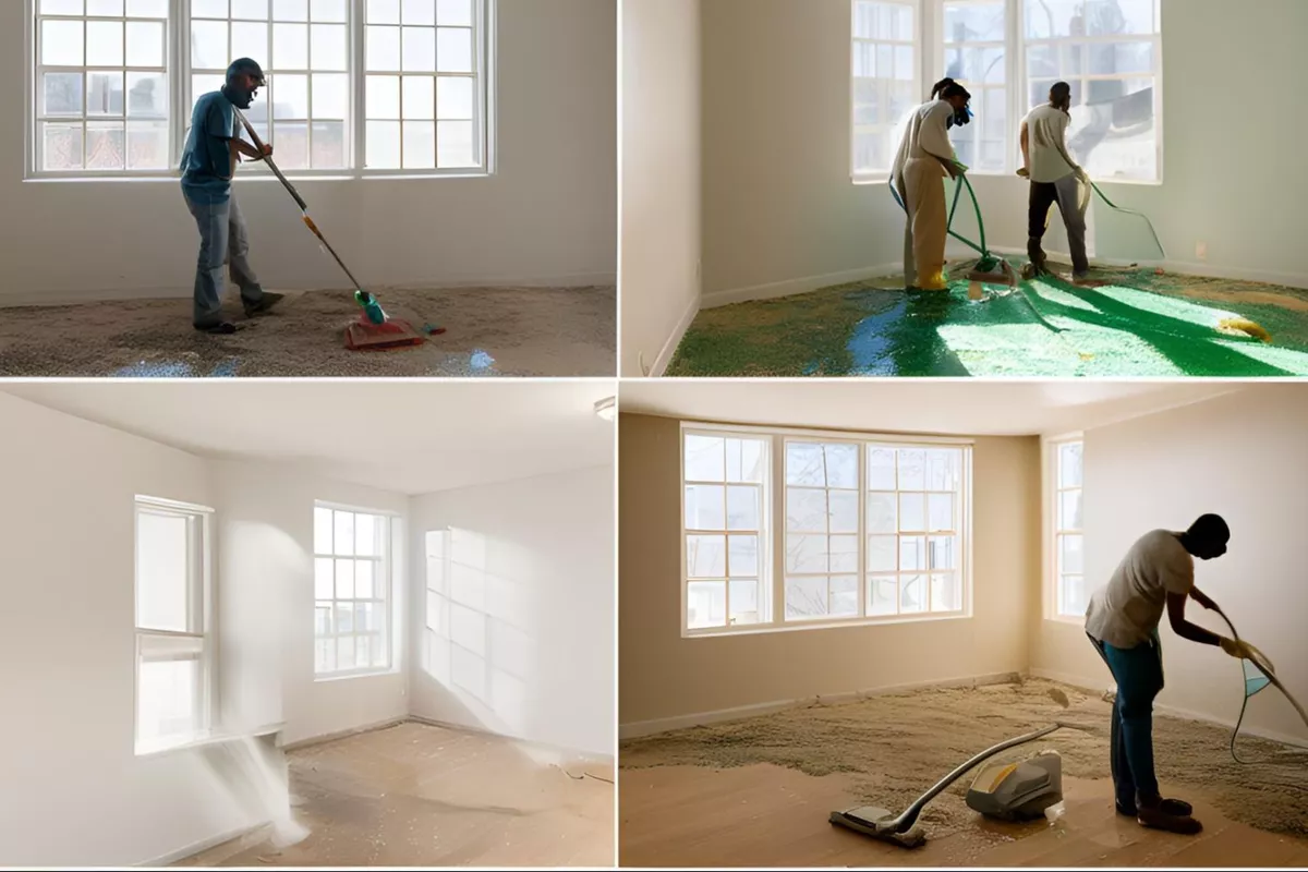 Ménage fin de chantier - après travaux (2 h minimum)