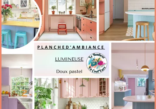Cuisine Colorée & Conviviale – Aménagement Intérieur Moderne 2