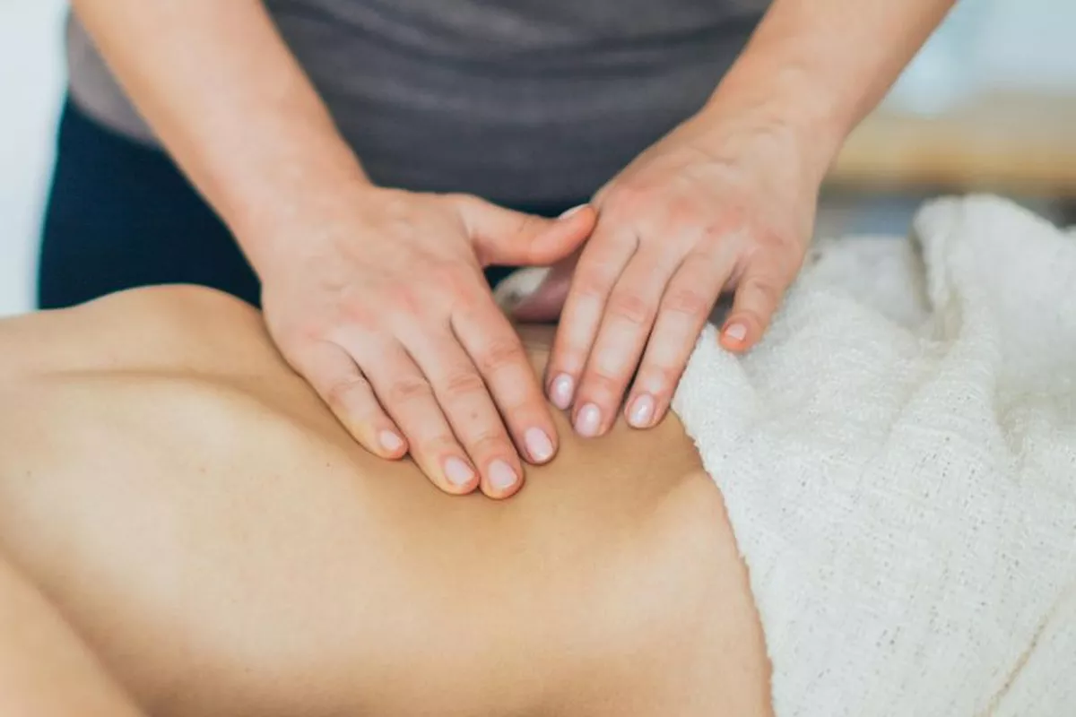 Drainage lymphatique jambe et ventre