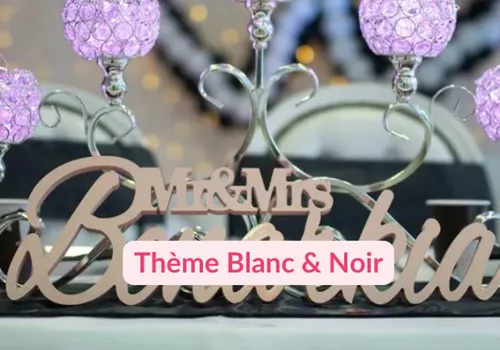 Mariage oriental noir et blanc : élégance contemporaine et traditions
